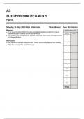 AQA AS FURTHER MATHEMATICS Paper 1  7366-1-QP-FurtherMathematics-AS-15May23