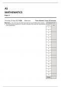 AQA AS MATHEMATICS Paper 2 7356-2-QP-Mathematics-AS-25May23