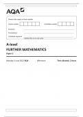 AQA A-level FURTHER MATHEMATICS Paper 2 7367-2-QP-FurtherMathematics-A-5Jun23