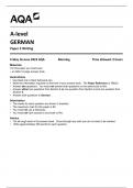 AQA A-level GERMAN Paper 2 Writing 7662-2-QP-German-A-16Jun23