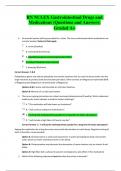 RN NCLEX Gastrointestinal Drugs and Medications (Questions and Answers) Graded A+