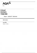 AQA A-level PHYSICS 7408/3BE Paper 3 Section B Electronics  Mark scheme  June 2023  Version: 1.0 Final 