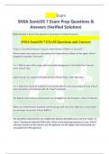 Exam SNSA SonicOS 7 Exam Prep Questions & Answers (Verified Solution) SNSA SonicOS 7 Exam Prep Questions & Answers (Verified Solution)