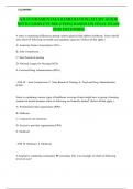 ATI FUNDAMENTALS REMEDIATION (STUDY GUIDE WITH COMPLETE SOLUTION) BASED ON FINAL EXAM THIS DECEMBER