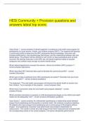   HESI Community + Provision questions and answers latest top score.