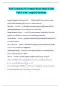 Nail Technician Texas State Board Study Guide Part 1 with Complete Solutions