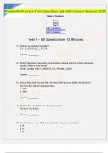 Wonderlic Practice Tests Questions and with Correct Answers 2024.