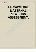  Capstone Maternal Newborn Assessment ATI Capstone Maternal Newborn
