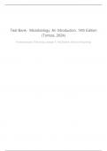 Test Bank for Microbiology: An Introduction, 14th Edition by Tortora 2024 |Chapter 1-28 | A+