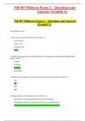NR 507 Midterm Exam 2 – Questions and Answers (Graded A) NR 507 Midterm Exam 2 – Questions and Answers (Graded A) NR 507 Midterm Exam 2 – Questions and Answers (Graded A) NR 507 Midterm Exam 2 – Questions and Answers (Graded A) NR 507 Midterm Exam 2 – Que