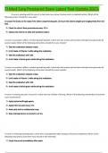 ATI Med Surg Proctored Exam Practice Qs (correct solutions) Latest 2023 RATED A+.