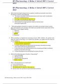 RN Pharmacology A Relias (Solved) 100% Correct 2023-2025 | When administering the drug senna to a patient, a health care provider must inform the patient of which of the following