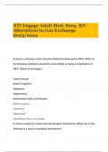 ATI Engage Adult Med. Surg. RN - Alterations in Gas Exchange 2023/2024
