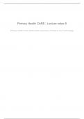 Exam (elaborations) health care  