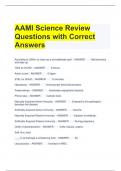 AAMI Comprehensive Review Questions and Answers