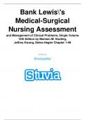 Test Bank For Lewis's Medical-Surgical Nursing 12th Edition by Mariann M. Harding, Jeffrey Kwong, Debra Hagler 9780323789615 Chapter 1-69 All Chapters Questions  with correct  Answers and Rationals Latest 2024( A+ GRADED 100% VERIFIED).