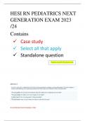 HESI RN PEDIATRICS NEXT  GENERATION EXAM | SCREENSHOTS FROM THE REAL EXAM 2023/2024