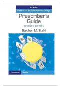 Test Bank For Stahl's Essential Psychopharmacology Neuroscientific Basis and Practical Applications 7th Edition||ISBN NO:10,1108926010||ISBN NO:13,978-1108926010||Complete Chapters||A+, Guide.