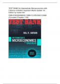 TEST BANK for Intermediate Microeconomics with Calculus A Modern Approach Media Update 1st Edition by Varian Hal 
