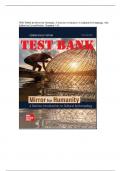 TEST BANK for Mirror for Humanity, A Concise Introduction to Cultural Anthropology, 13th Edition by Conrad Kottak. Chapters 1-13