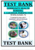 COMMUNITY HEALTH NURSING: A CANADIAN PERSPECTIVE 5TH EDITION, BY STAMLER, YIU|ALL CHAPTERS AVAILABLE 2023/2024