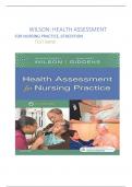 Test Bank for Health Assessment for Nursing Practice 6th Edition by Wilson