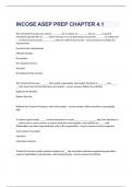 INCOSE ASEP PREP CHAPTER 4.1 questions and answers graded A+