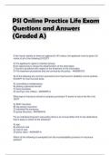 PSI Online Practice Life Exam  Questions and Answers  (Graded A) If the insurer wishes to share an applicant's HIV status, the applicant must be given full notice of all of the following EXCEPT A-The applicant's rights to maintain privacy B-An oppor