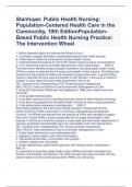 Stanhope: Public Health Nursing: Population-Centered Health Care in the Community, 10th EditionPopulation-Based Public Health Nursing Practice: The Intervention Wheel