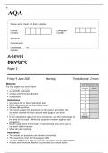 AQA A-level PHYSICS Paper 2 JUNE 2023 QUESTION PAPER