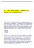   MLT ASCP Practice Test Questions board practice with correct answers.