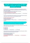 2023 NGN HESI Fundamental Exam New Latest  Exam Updated Version with All 130 Questions,