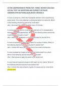 ATI RN COMPREHENSIVE PREDICTOR FORM C NEWEST 2023-2024  ACTUAL TEST 180 QUESTIONS AND CORRECT DETAILED  ANSWERS WITH RATIONALES|ALREADY GRADED A
