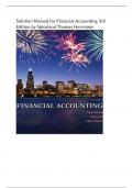 Solution Manual for Financial Accounting 3rd Edition by Spiceland Thomas Herrmann