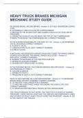 HEAVY TRUCK BRAKES MICHIGAN MECHANIC STUDY GUIDE LATEST UPDATED