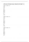 APEX NIH Stroke Scale Group B Patient 1-6