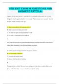 HESI EXIT EXAM V6 QUESTIONS AND ANSWERS RATED A+