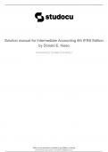 Solution manual for Intermediate Accounting 4th IFRS Edition by Donald E. Kieso