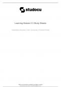  Quantitative Business Tools I (QMB 3003 ) Learning Module 2 3 Study Sheets