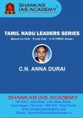 short notes about former CM OF TAMIL NADU , C.N. ANNADURAI