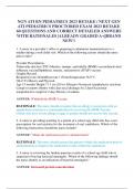 NGN ATI RN PEDIATRICS 2023 RETAKE / NEXT GEN ATI PEDIATRICS PROCTORED EXAM 2023 RETAKE 60 QUESTIONS AND CORRECT DETAILED ANSWERS WITH RATIONALES |ALREADY GRADED A+||BRAND NEW!!