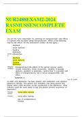 NUR2488EXAM2-2024 RASMUSSENCOMPLETE EXAM