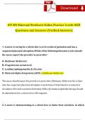 ATI RN Maternal Newborn Online Practice 2023 A with NGN Questions and Answers With Rationales (100% Verified)