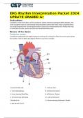 EKG Rhythm Interpretation Packet 2024 UPDATE GRADED A+