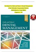 TEST BANK For Little and Falace's Dental Management of the Medically Compromised Patient, 10th Edition by Craig Miller, Verified Chapters 1 - 30, Complete Newest Version