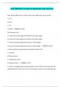 ASE BRAKES Exam #4 Questions and Answers