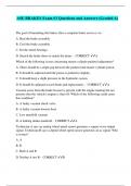 ASE BRAKES Exam #3 Questions and Answers (Graded A)