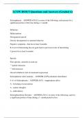 LCSW DSM 5 Questions and Answers (Graded A)
