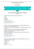  BUSINESS 1303 Business and Professional Communication 2e Quintanilla and Wahl Instructor Resource Chapter 1: Business and Professional Excellence in the Workplace Test Bank