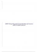 AORN Periop 101 Exams Bundle Pack Questions and Answers (2022/2023) (Verified Bundle)